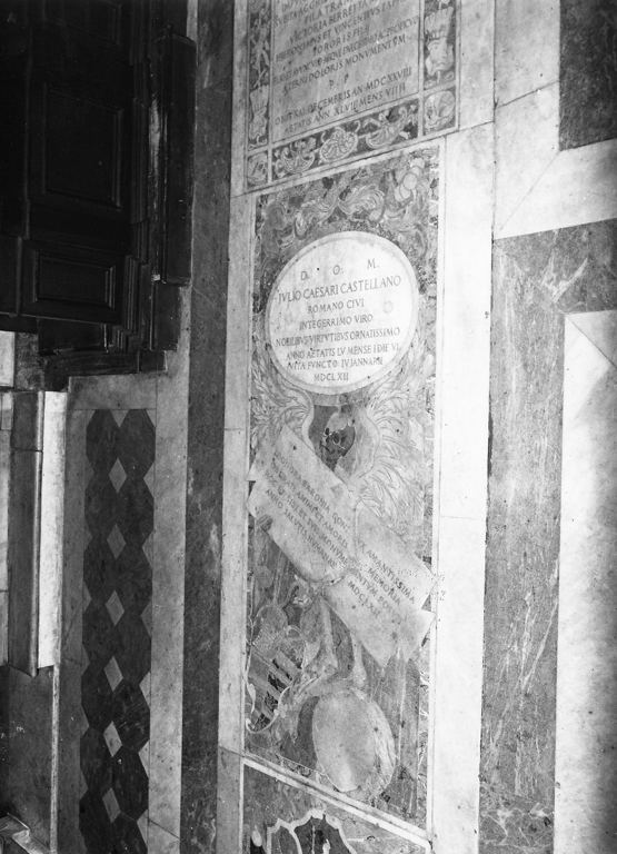 lapide tombale - ambito romano (sec. XVII)