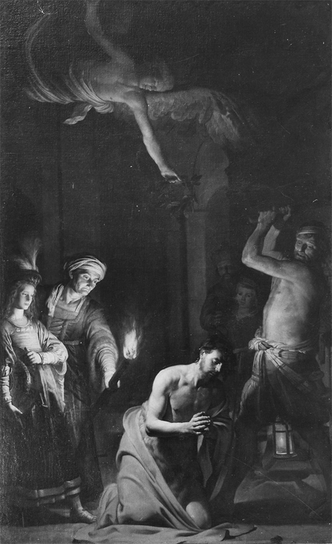 Decapitazione di San Giovanni Battista (dipinto) di Van Honthorst Gerrit detto Gherardo delle Notti (sec. XVII)