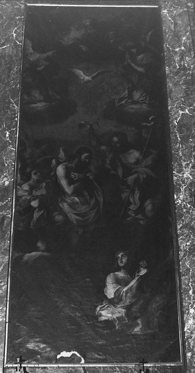 Battesimo di Cristo (dipinto) di De La Haye Lucas detto Fra' Luca Fiammingo (sec. XVII)