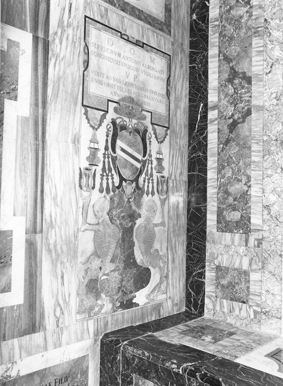 lapide tombale - ambito romano (sec. XVII)