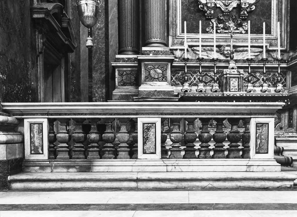 balaustrata - ambito romano (primo quarto sec. XVII)