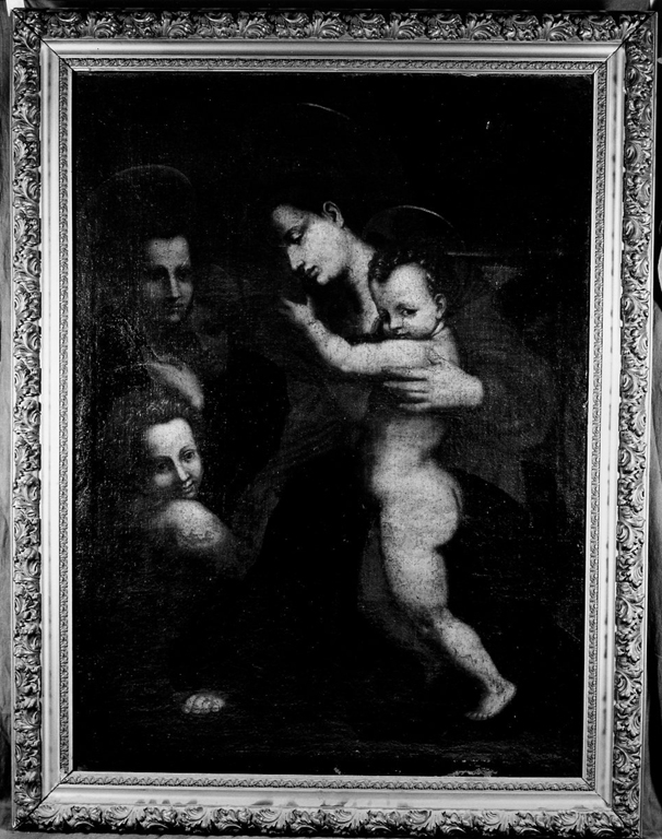Madonna con Bambino e Santi (dipinto) - ambito romano (inizio sec. XVIII)