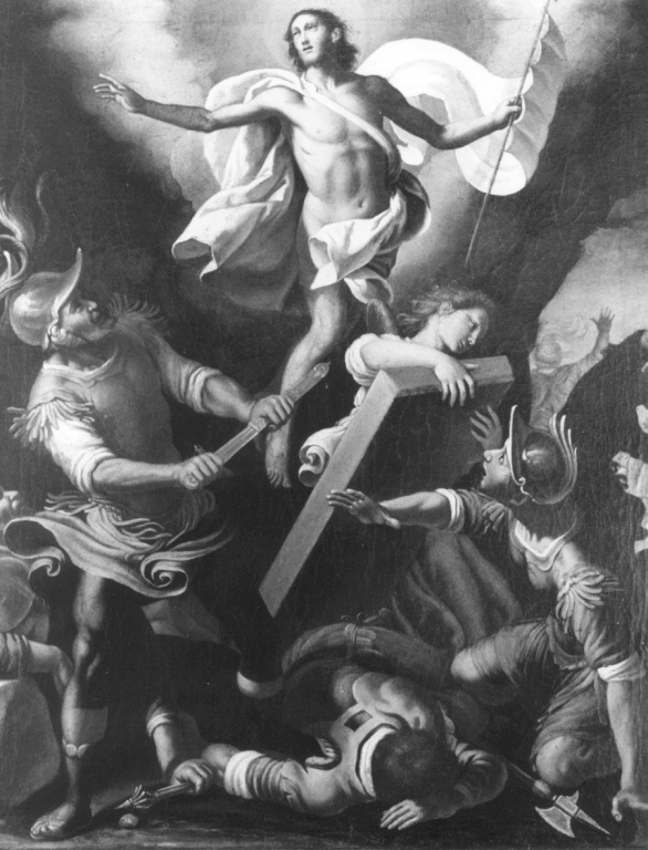 Resurrezione di Cristo (dipinto) di Baglione Giovanni (attribuito) - ambito tosco - romano (inizio sec. XVII)