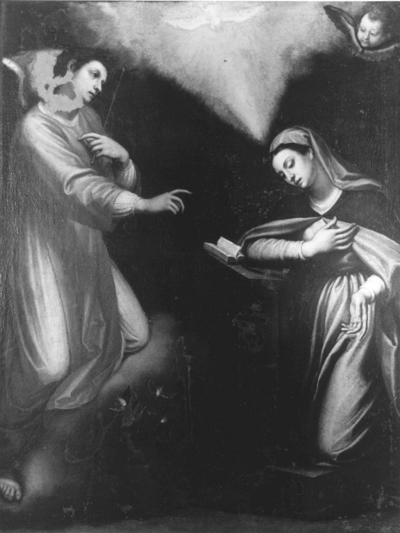 Annunciazione (dipinto) di Cresti Domenico detto Passignano (attribuito) (inizio sec. XVII)