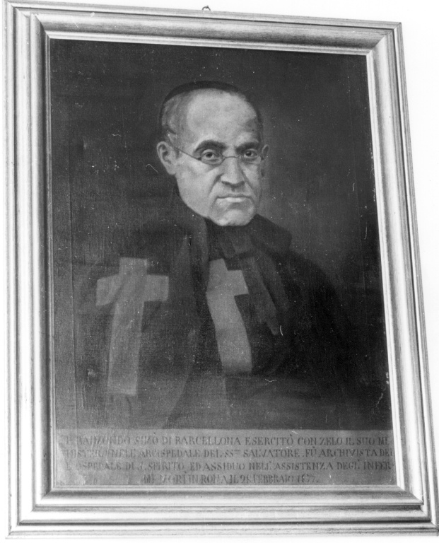 ritratto di Padre Raimondo Simò (dipinto) - ambito italiano (sec. XIX, sec. XIX)