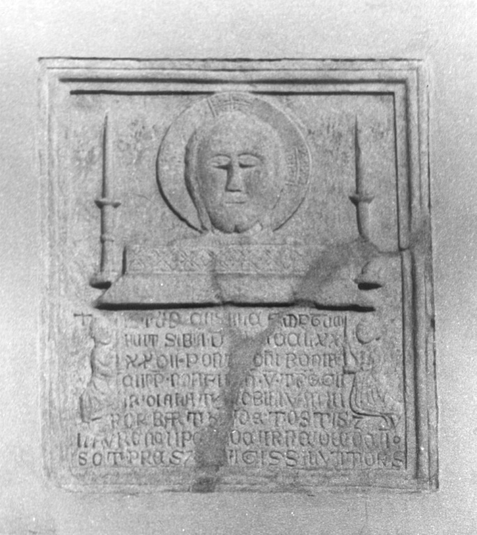 Cristo Salvatore (rilievo) - ambito romano (sec. XIV)