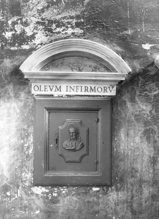 armadietto per oli santi - ambito romano (secc. XVII/ XVIII, secc. XVII/ XVIII)