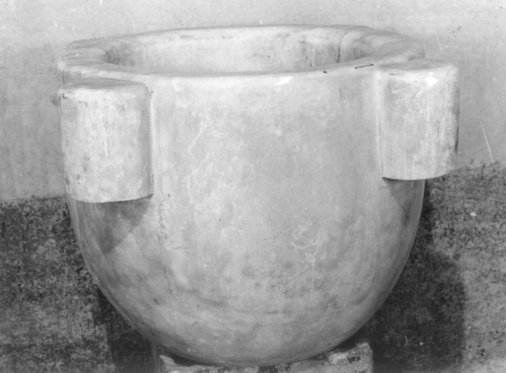 mortaio - ambito romano (secc. XVI/ XVII)