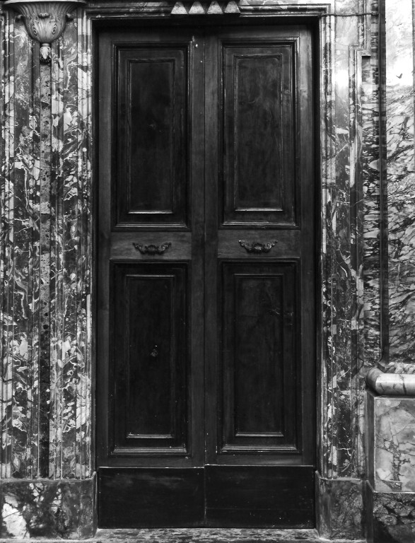 porta - a due battenti - ambito romano (fine sec. XVIII)