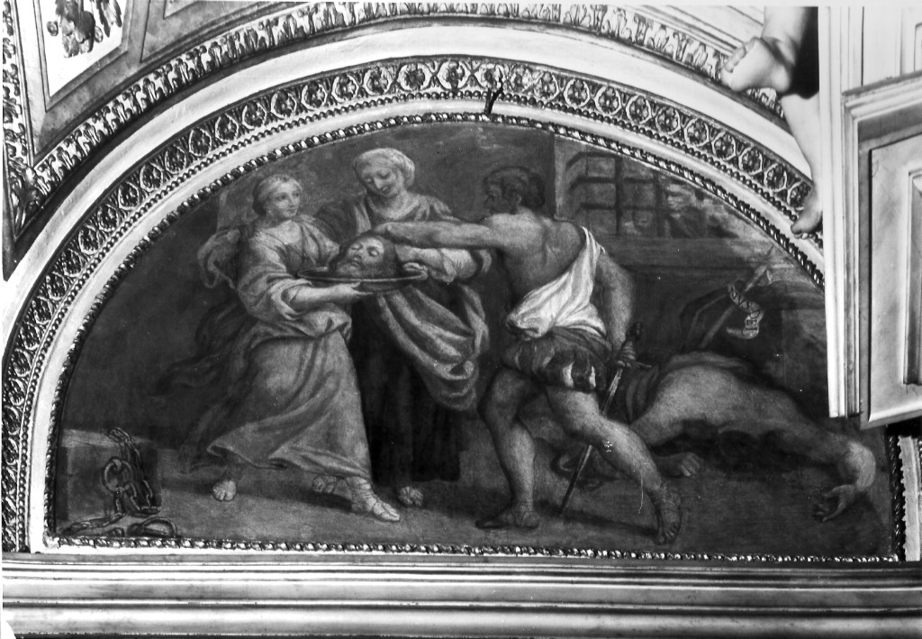 decapitazione di San Giovanni Battista (dipinto) di Calandrucci Giacinto (attribuito) (sec. XVII)