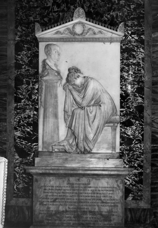 figura allegorica femminile (rilievo) di Canova Antonio (attribuito) (sec. XIX)