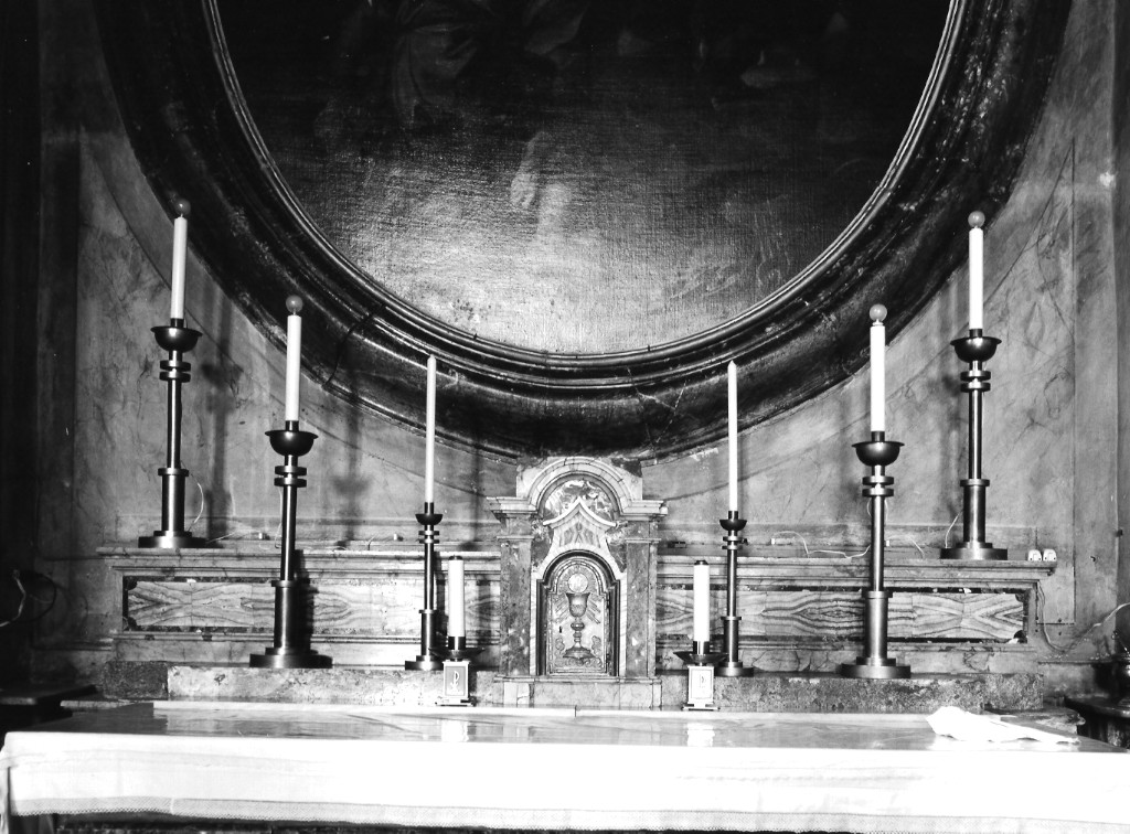 mensa d'altare - ambito romano (sec. XVIII)