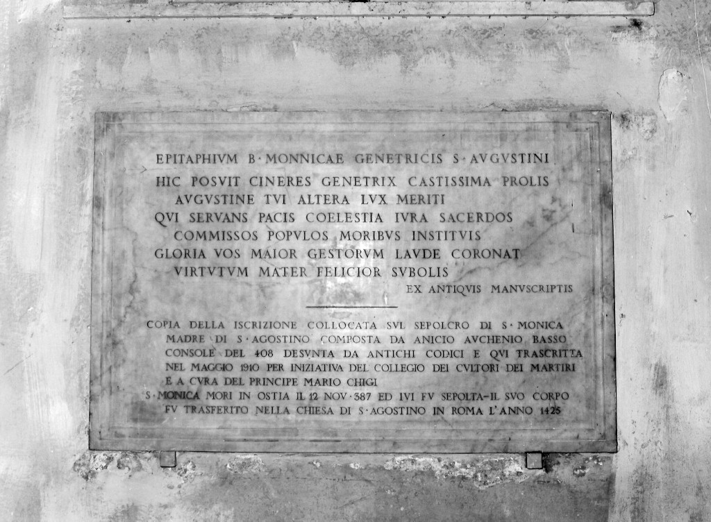 lapide commemorativa - ambito romano (sec. XX)