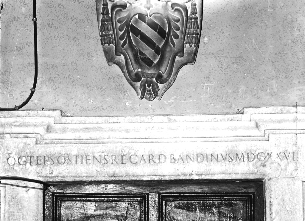 mostra di porta - ambito romano (sec. XVII)