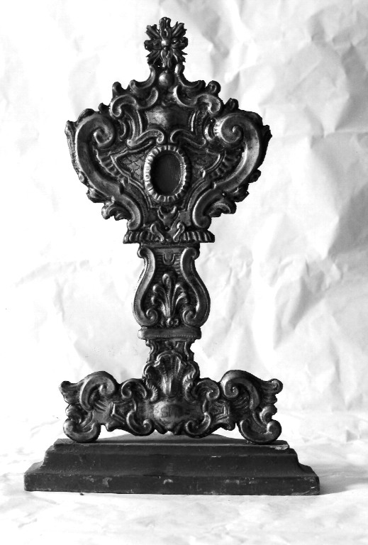 reliquiario - a ostensorio - ambito romano (sec. XVIII)