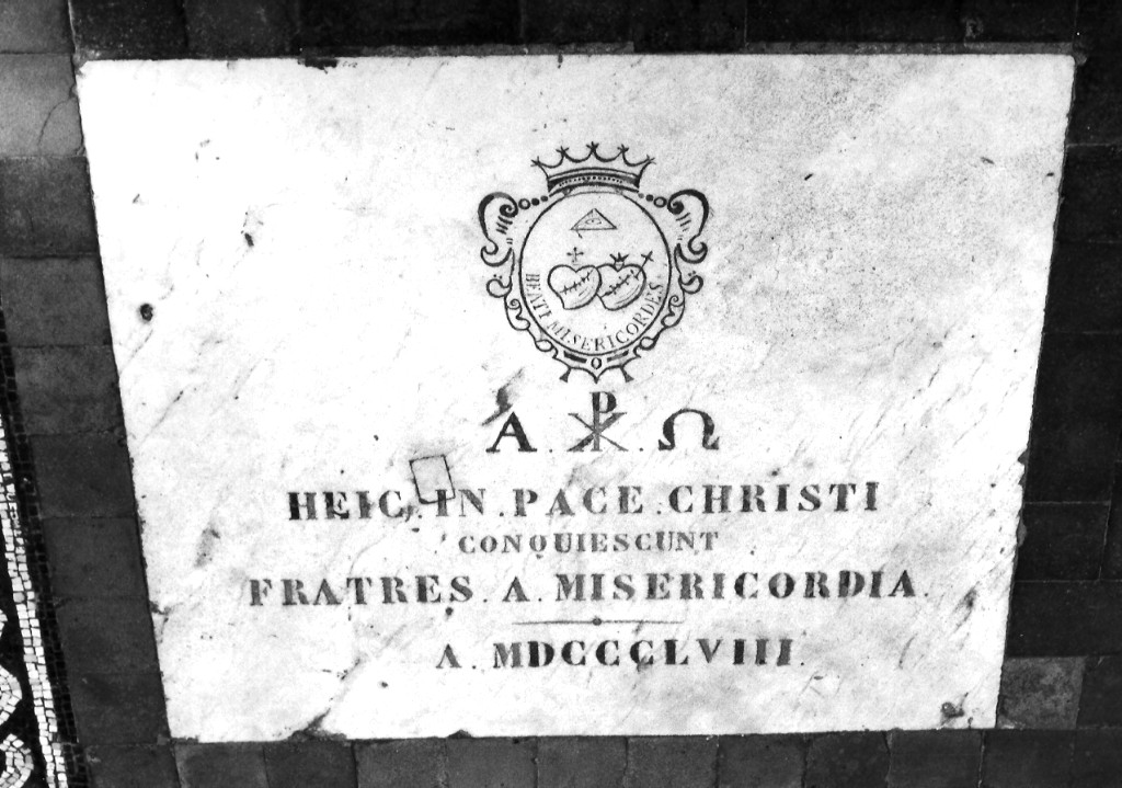 lapide tombale - ambito romano (sec. XIX)