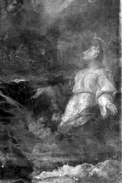 santa Balbina (dipinto) di Maratta Carlo (maniera) (inizio sec. XVIII)