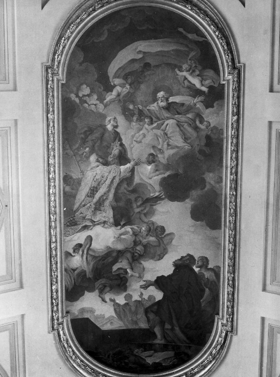 Gloria di Sant'Apollinare (dipinto) di Pozzi Andrea (attribuito) (sec. XVIII)