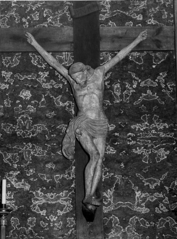 crocifisso - ambito romano (metà sec. XVII)