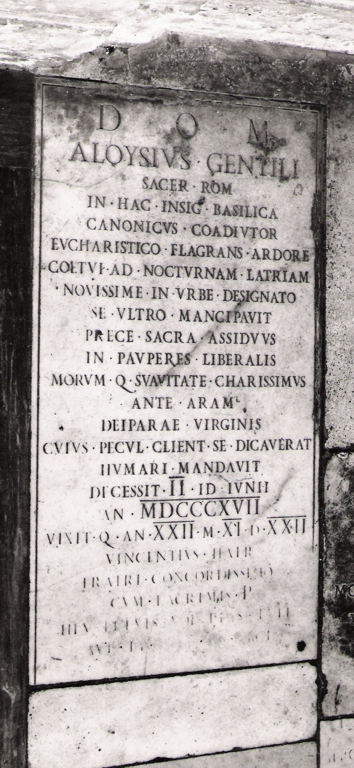 lapide tombale - ambito italiano (sec. XIX)