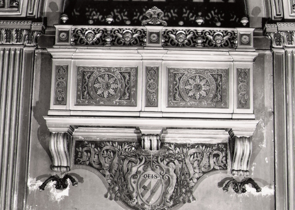 cherubini e motivi decorativi (cantoria) - ambito italiano (sec. XX)