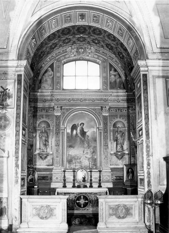 balaustrata di cappella di D'Amico Domenico, Carimini Luca, Morichini Gaetano (terzo quarto sec. XIX)