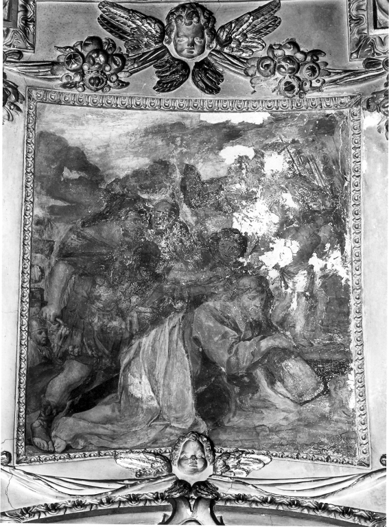 Cristo cade sotto la croce (dipinto) di Speranza Giovanni Battista (sec. XVII)