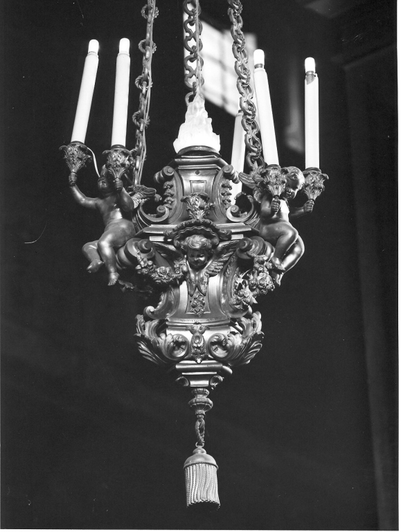 lampada da chiesa - manifattura romana (ultimo quarto sec. XIX)