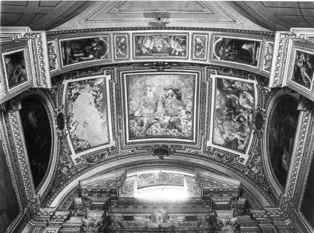 soggetti sacri (decorazione plastico-pittorica) di Saraceni Carlo - manifattura romana (primo quarto sec. XVII)