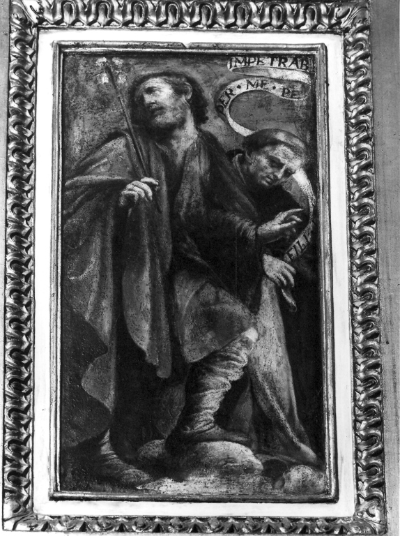 San Giuseppe e San Pietro Martire (dipinto) di Saraceni Carlo (primo quarto sec. XVII)