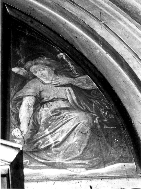 angelo con palma del martirio (dipinto) di Francisi Raffaele (sec. XIX)