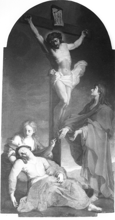 crocifissione (dipinto) di Costanzi Placido (sec. XVIII)