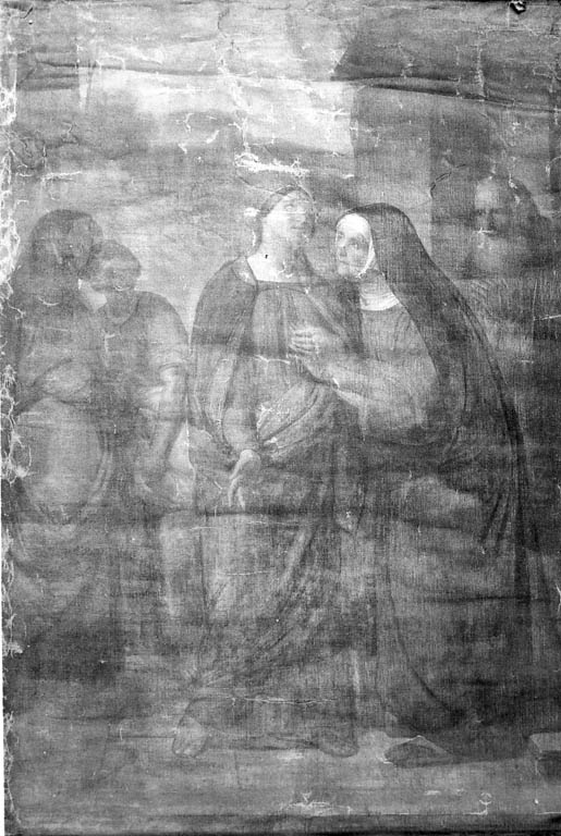 visitazione (dipinto) di Massabò Leonardo (sec. XIX)