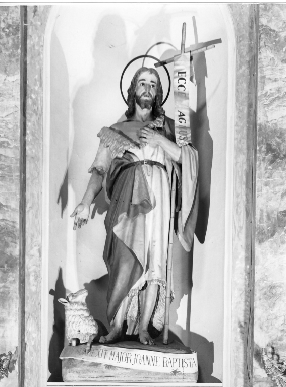 San Giovanni Battista (statua) di Canepa Antonio (sec. XX)