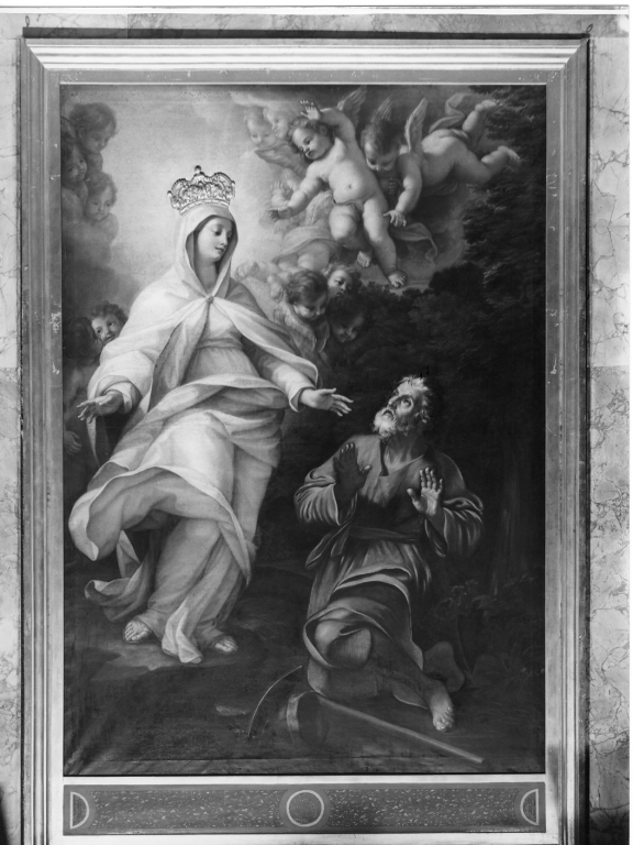 apparizione della Madonna di Savona (dipinto) di Odazzi Giovanni (sec. XVIII)