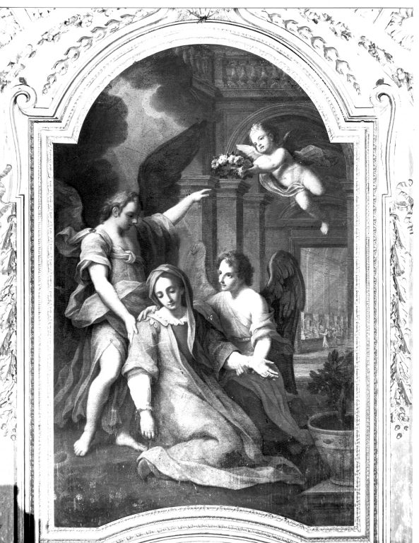 transito di Santa Caterina Fieschi Adorno (dipinto) di Vicinelli Odoardo (prima metà sec. XVIII)