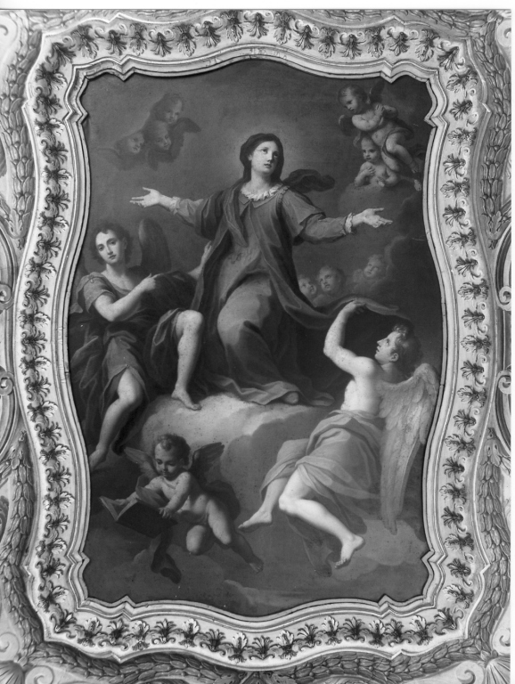 gloria di Santa Caterina Fieschi Adorno (dipinto) di Vicinelli Odoardo (prima metà sec. XVIII)