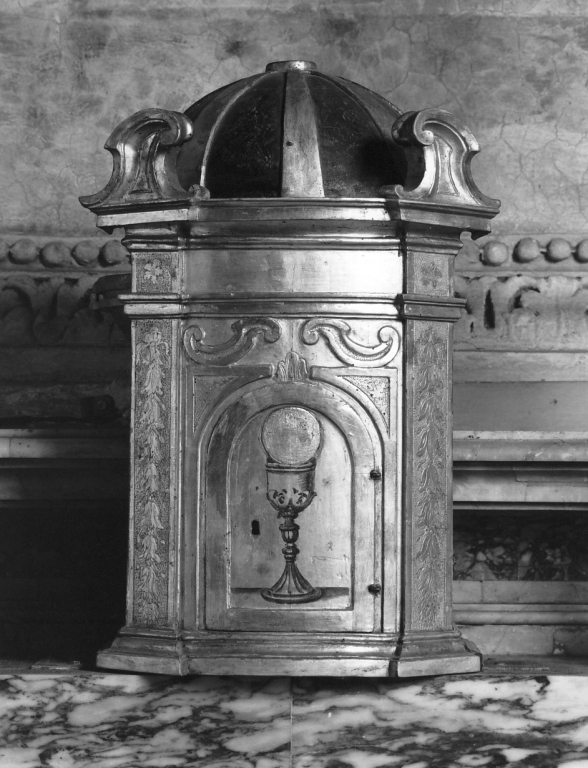tabernacolo - a tempietto - ambito romano (fine sec. XVII)