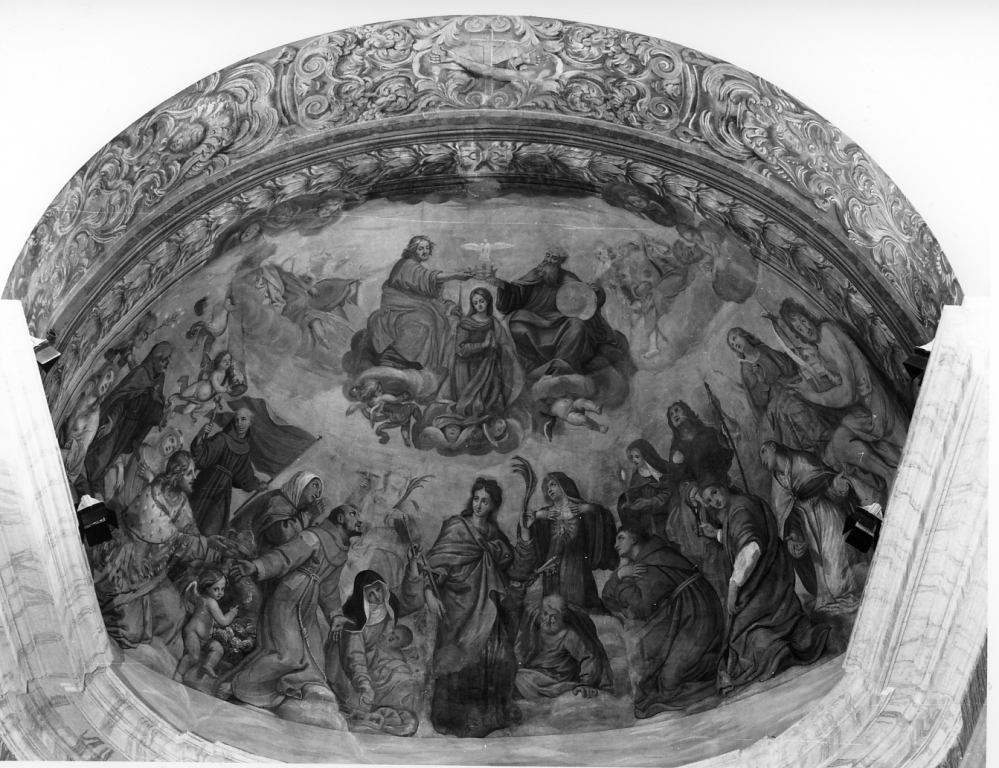 incoronazione di Maria Vergine (dipinto) di Umile da Foligno (sec. XVII)