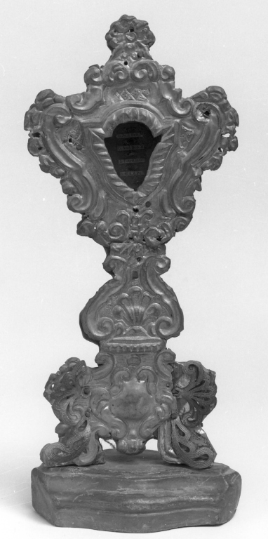 reliquiario - a ostensorio - ambito italiano (prima metà sec. XIX)