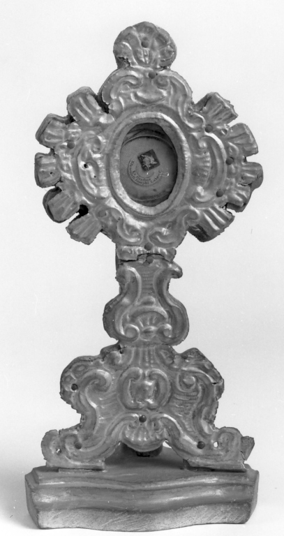 reliquiario - a ostensorio - ambito italiano (sec. XIX)