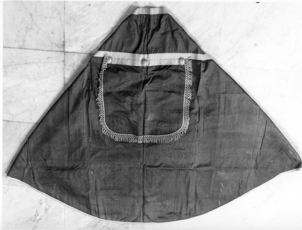 piviale - ambito italiano (secc. XVIII/ XIX)