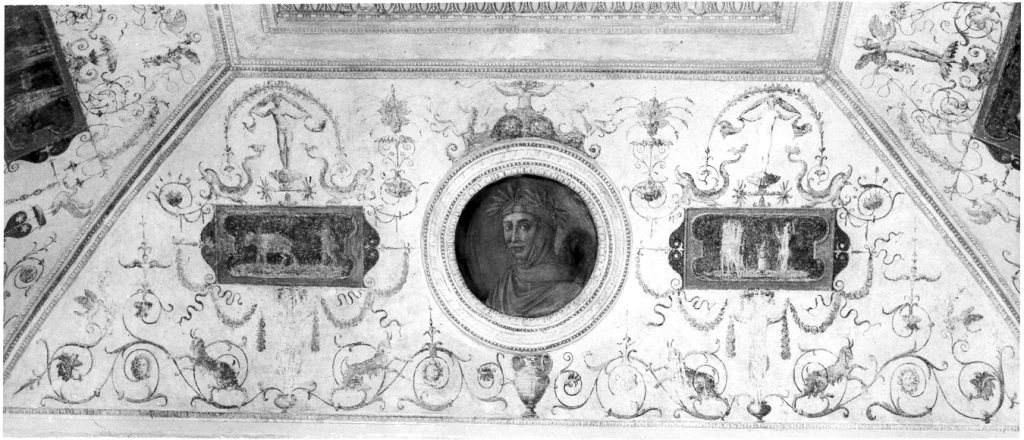 Ritratto maschile e grottesche (dipinto) di Tamagni Vincenzo (attribuito) (sec. XVI)