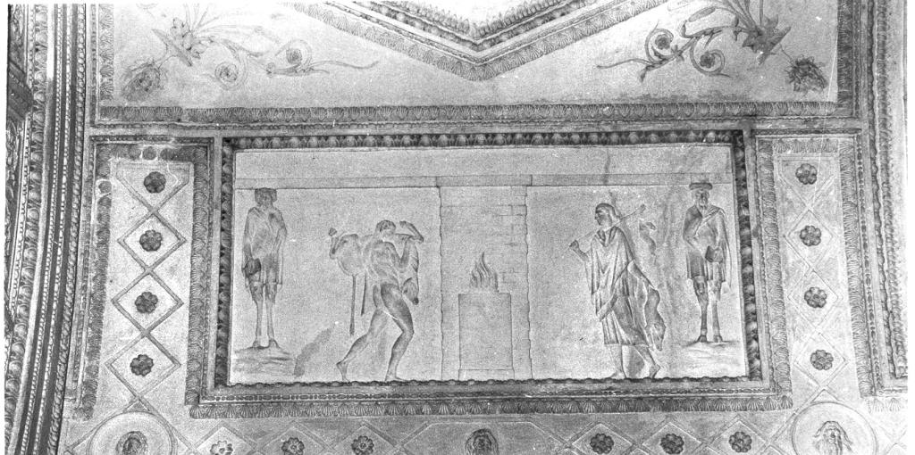 Ercole e il toro di Creta (rilievo) di Giovanni da Udine detto Giovanni Ricamatore (attribuito) (sec. XVI)