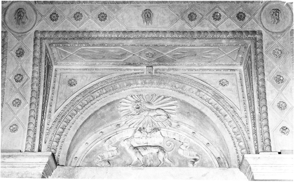 Impresa di Baldassarre Turini (rilievo) di Giovanni da Udine detto Giovanni Ricamatore (attribuito) (sec. XVI)