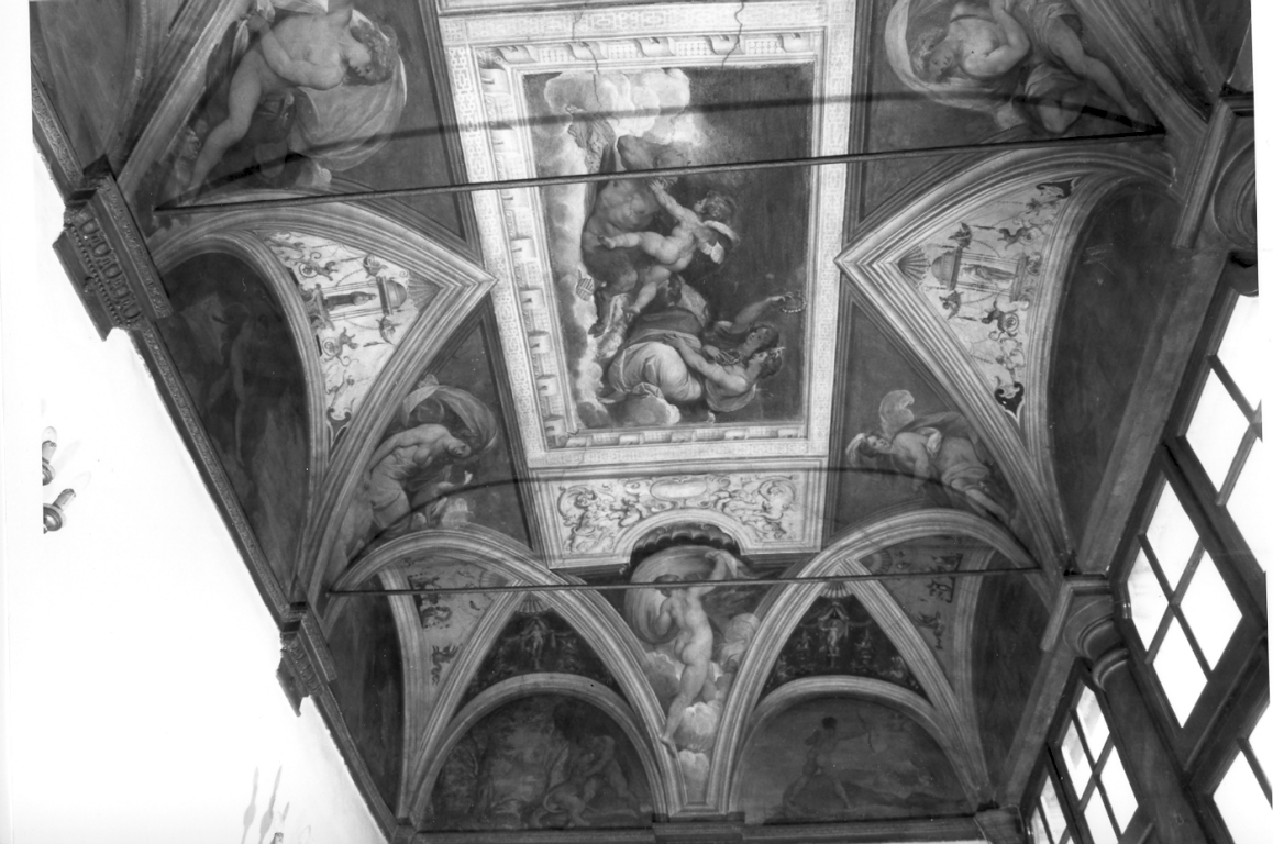 Divinità e decorazioni a grotttesche (decorazione pittorica) di Cesari Giuseppe detto Cavalier d'Arpino (sec. XVI)