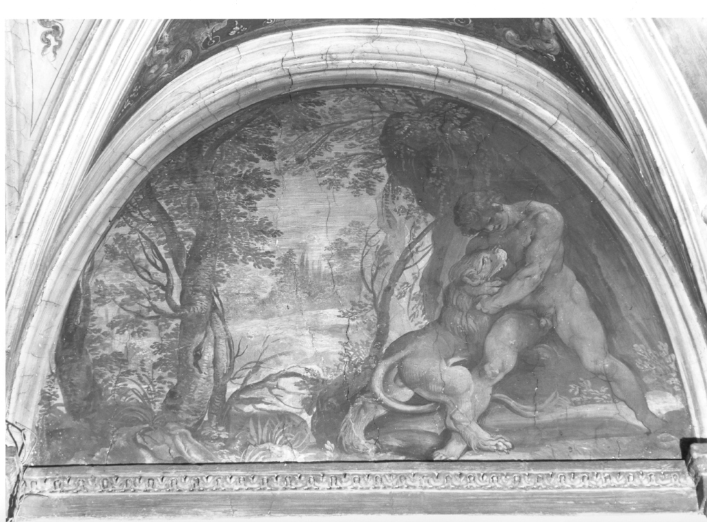 Le fatiche di Ercole (decorazione pittorica) di Cesari Giuseppe detto Cavalier d'Arpino (sec. XVI)