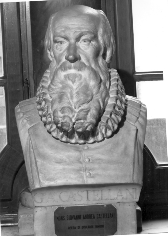 Ritratto di Giovanni Andrea Castellani (busto) di Tonnini Giuseppe (attribuito) (sec. XX)