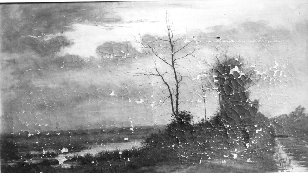 Paesaggio (dipinto) di Vitalini Francesco (sec. XIX)