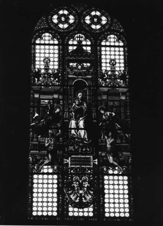 S. Maria dell'Anima (vetrata) di Seitz Ludwig (seconda metà sec. XIX)